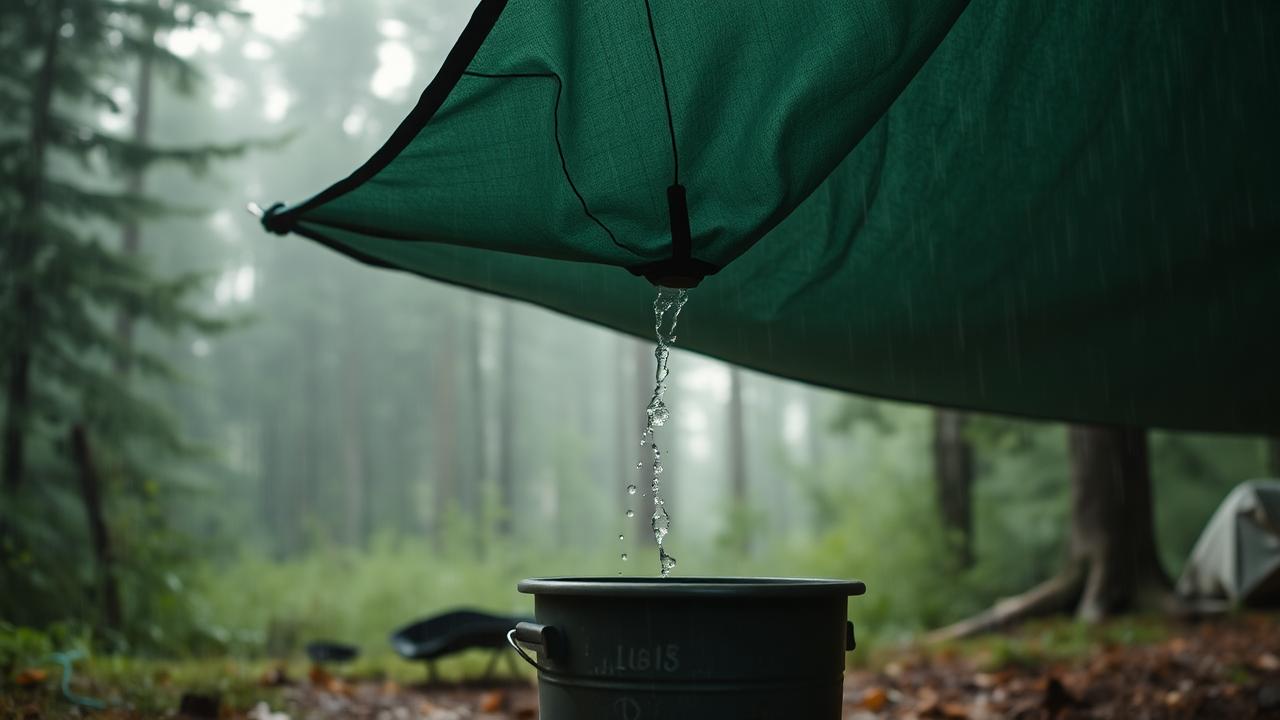 Rainwater Harvesting From a Single Tarp